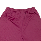 NIKE Mens Sports Shorts Maroon Relaxed L W30