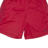 REEBOK Mens Sports Shorts Red Relaxed L W32
