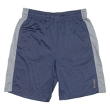 REEBOK Mens Sports Shorts Blue Relaxed M W30