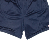CHAMPION Womens Sports Shorts Blue Relaxed XL W32