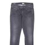 HILFIGER DENIM Nora Womens Jeans Grey Slim Skinny Stone Wash W30 L30
