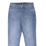 LEE Scarlett High Womens Jeans Blue Slim Skinny Stone Wash W26 L22