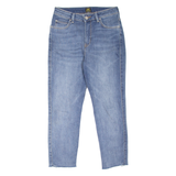 LEE Scarlett High Womens Jeans Blue Slim Skinny Stone Wash W26 L22