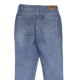 LEE Scarlett High Womens Jeans Blue Slim Skinny Stone Wash W26 L22