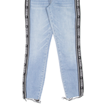 GUESS Spell-Out Womens Jeans Blue Slim Skinny Stone Wash W24 L25