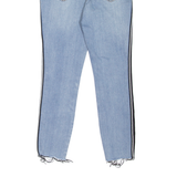 GUESS Spell-Out Womens Jeans Blue Slim Skinny Stone Wash W24 L25