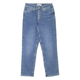 REISS Womens Jeans Blue Regular Straight Stone Wash W26 L27