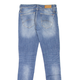 HILFIGER DENIM Vicky Distressed Womens Jeans Blue Slim Skinny W28 L32