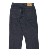 VALENTINO Mens Jeans Black Regular Straight W30 L32