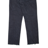 VALENTINO Mens Jeans Black Regular Straight W30 L32