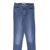 LEVI'S Mile High Womens Jeans Blue Slim Skinny Stone Wash W25 L32