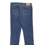 LEVI'S 711 Womens Jeans Blue Slim Skinny Stone Wash W27 L30