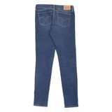 LEVI'S 711 Womens Jeans Blue Slim Skinny Stone Wash W27 L30