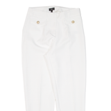 RIVER ISLAND Womens Trousers White Regular Tapered W28 L26