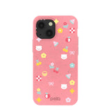 Bubblegum Pink Pretty Picnic iPhone 13 Mini Case