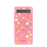 Bubblegum Pink Pretty Picnic Google Pixel 6a Case