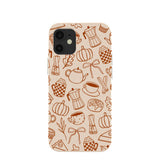 Seashell Pumpkin Spice iPhone 12 Mini Case