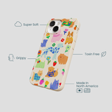 Seashell Pup Bloom iPhone 13 Mini Case
