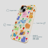 Seashell Pup Bloom iPhone 14 Plus Case