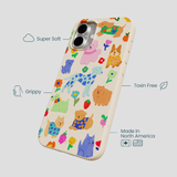 Seashell Pup Bloom iPhone 16 Plus Case