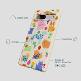 Seashell Pup Bloom Google Pixel 7a Case