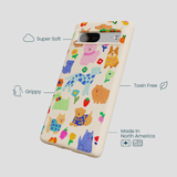 Seashell Pup Bloom Google Pixel 7 Case