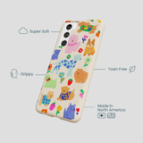 Seashell Pup Bloom Samsung Galaxy S21 Case