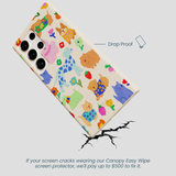 Seashell Pup Bloom Samsung Galaxy S24 Ultra Case