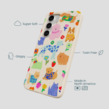 Seashell Pup Bloom Samsung Galaxy S25+(Plus) Case