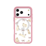 Clear Purrfection iPhone 17 Pro Max Case With Petal Pink Ridge (MagSafe included)