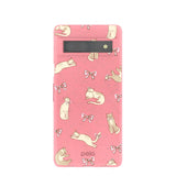 Bubblegum Pink Purrfection Google Pixel 7a Case