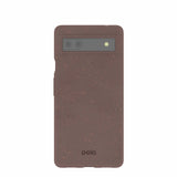 Chocolate Brown Pixel 6a Phone Case