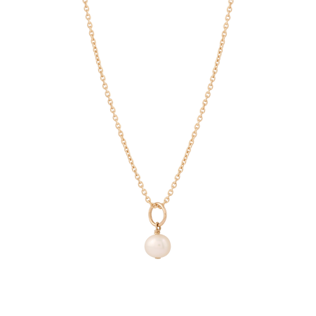 Paloma Pearl Necklace Gold
