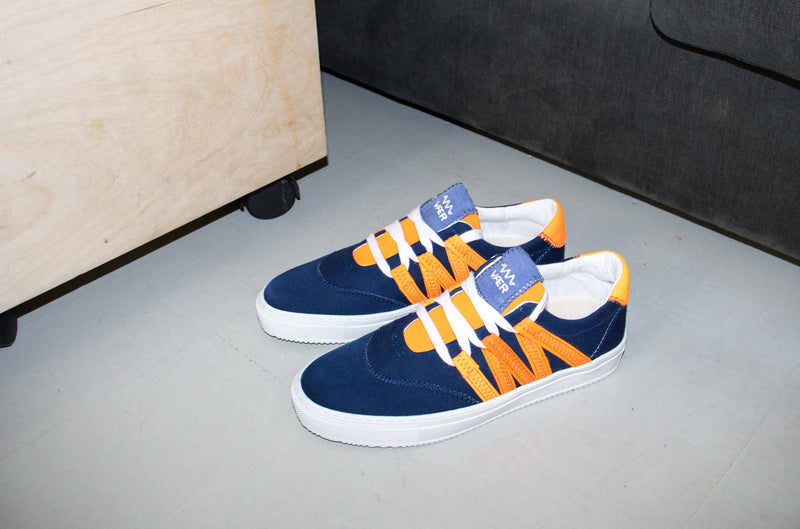 STARK Blue/Orange Phoenix Sneaker