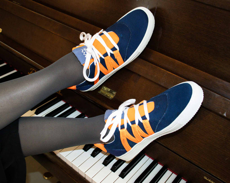 STARK Blue/Orange Phoenix Sneaker
