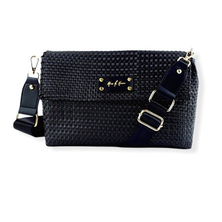 Elysian Crossbody and Clutch - Luxury Black