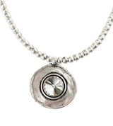 Aurora Sparkling Round Necklace