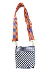 Milano Slim Crossbody Bag - Navy Blue