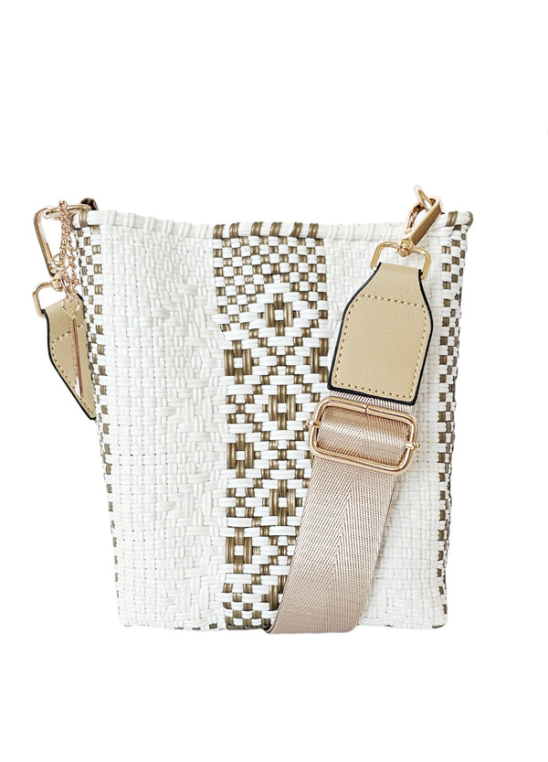 Milano Slim Crossbody Bag Glow Gold