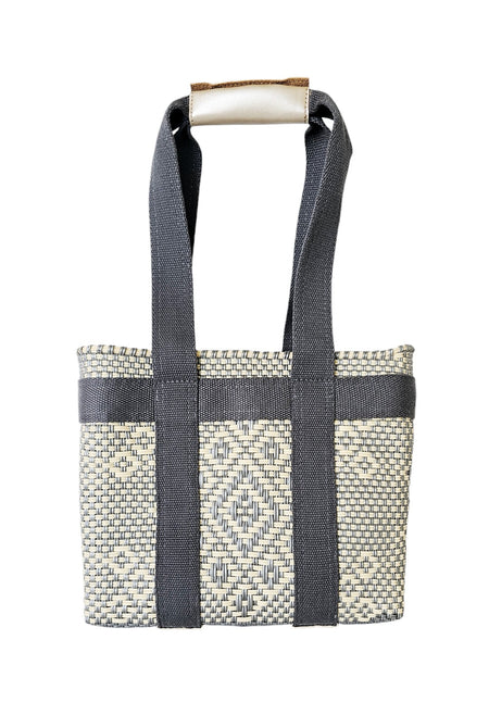 Chic Mini Tote Bag - Silver Ivory
