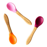 Best Bamboo and Silicone Spoon Set