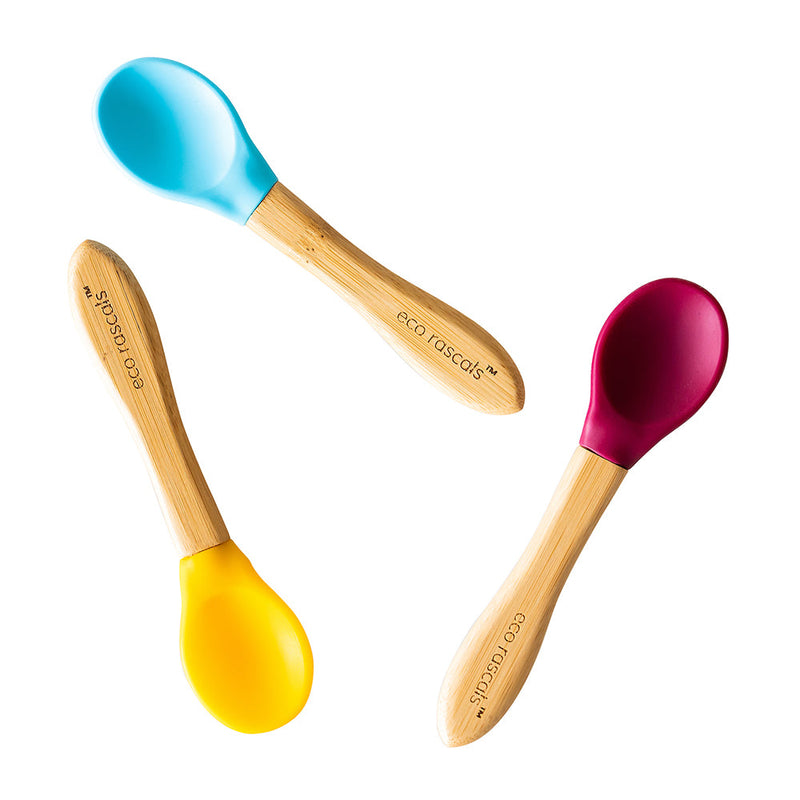 Best Bamboo and Silicone Spoon Set