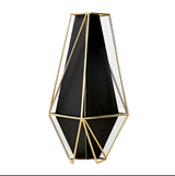 ANYHOUZ Modern Gold Black Tabletop Decor – Modern Metal Art Ornament for Living Room Display & Home Crafts