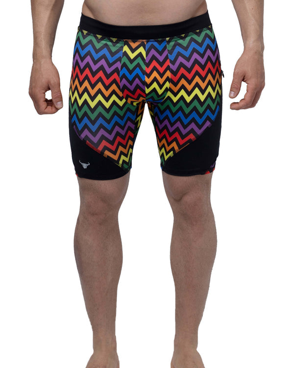 Pride Zigzag Shorts