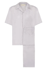 Short sleeve vegan silk pyjama set