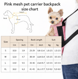 Anypet Pink Denim Pet Carrier Backpack – Small Travel Bag with Front Pocket for Pets
