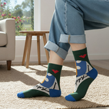 Anyfootwear 3 Pairs Women’s Symbolic Holiday Cotton Socks Funny Gift Party