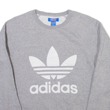 ADIDAS Mens Sweatshirt Grey S