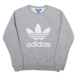 ADIDAS Mens Sweatshirt Grey S