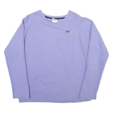 REEBOK Womens Sweatshirt Blue UK 14
